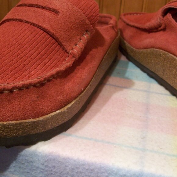 Birkenstock Naples Corduroy Sienna Red 42 - Picture 6 of 9